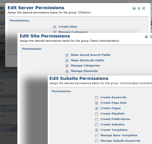 Granular Permissions